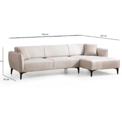 Divaanisohva Linento Furniture Belissimo oikea, eri värejä