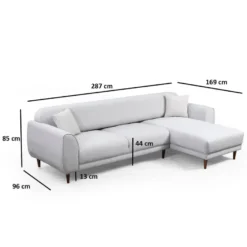 Divaanisohva Linento Furniture Image, oikea, eri värejä