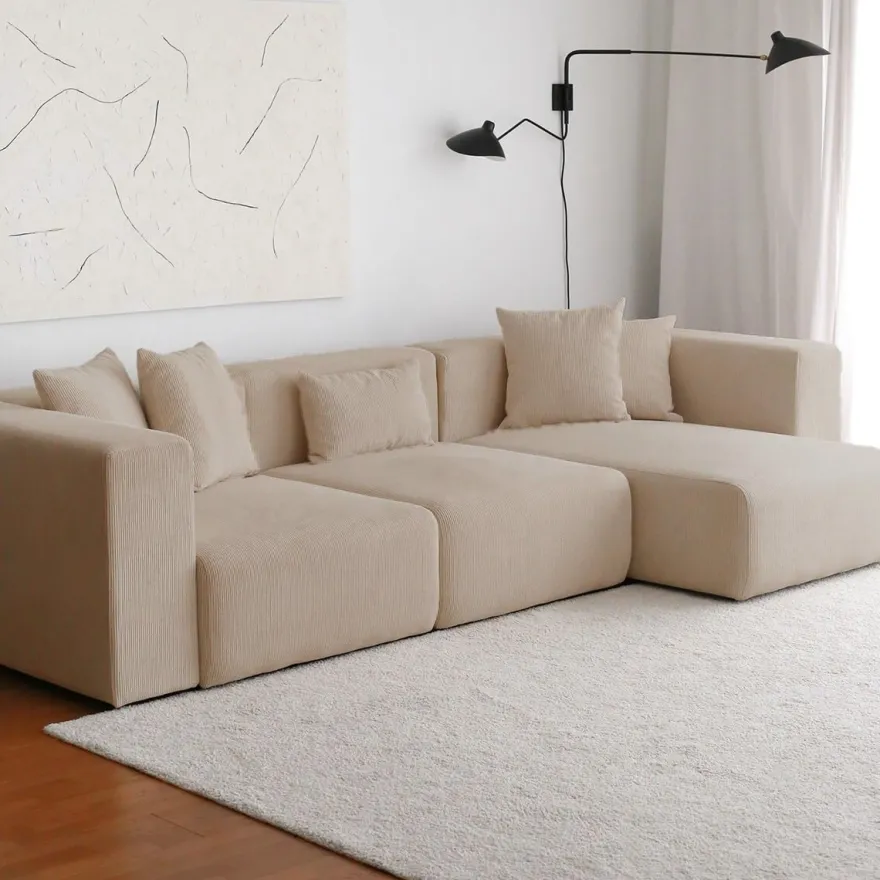 Divaanisohva Linento Furniture Yolo, 3-istuttava, sametti
