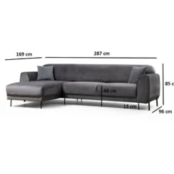 Divaanisohva Linento Furniture Image, vasen, eri värejä