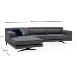 Divaanisohva Linento Furniture Jivago, vasen, eri värejä