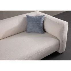 Divaanisohva Linento Furniture Rena Corner, 3-istuttava, vasen, valkoinen