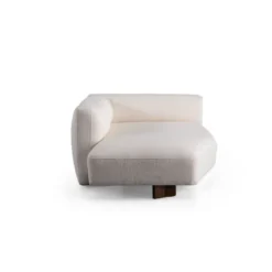 Divaanisohva Linento Furniture Rena Corner, 3-istuttava, vasen, valkoinen