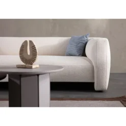 Divaanisohva Linento Furniture Rena Corner, 3-istuttava, vasen, valkoinen