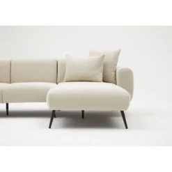 Divaanisohva Linento Furniture Side, 3-istuttava, oikea, kerma