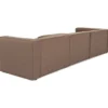 Divaanisohva Linento Furniture Mora XL, 3-istuttava, oikea, ruskea