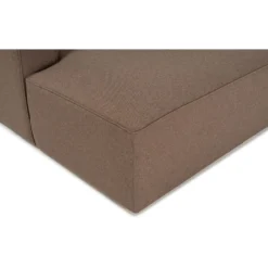 Divaanisohva Linento Furniture Mora XL, 3-istuttava, oikea, ruskea