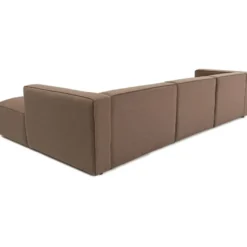 Divaanisohva Linento Furniture Mora XL, 3-istuttava, oikea, ruskea