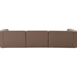Divaanisohva Linento Furniture Mora XL, 3-istuttava, oikea, ruskea