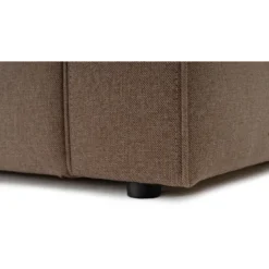 Divaanisohva Linento Furniture Mora XL, 3-istuttava, oikea, ruskea