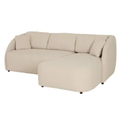 Divaanivuodesohva Home4You Valery, 3-istuttava, oikea, beige