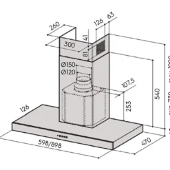 Dual Modular Liesikupu Savo dCH-65, 60cm/90cm
