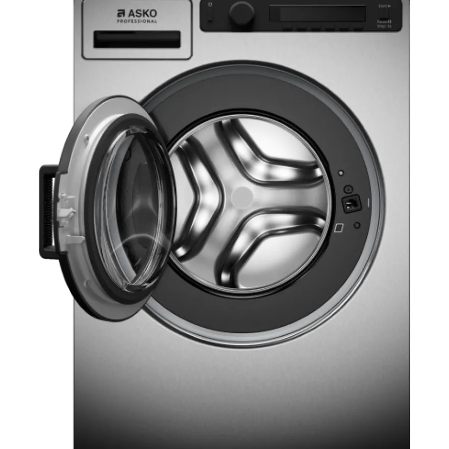 Edestä täydettävä pesukone Asko Professional WMC6763VC.S, 7kg, 1600rpm
