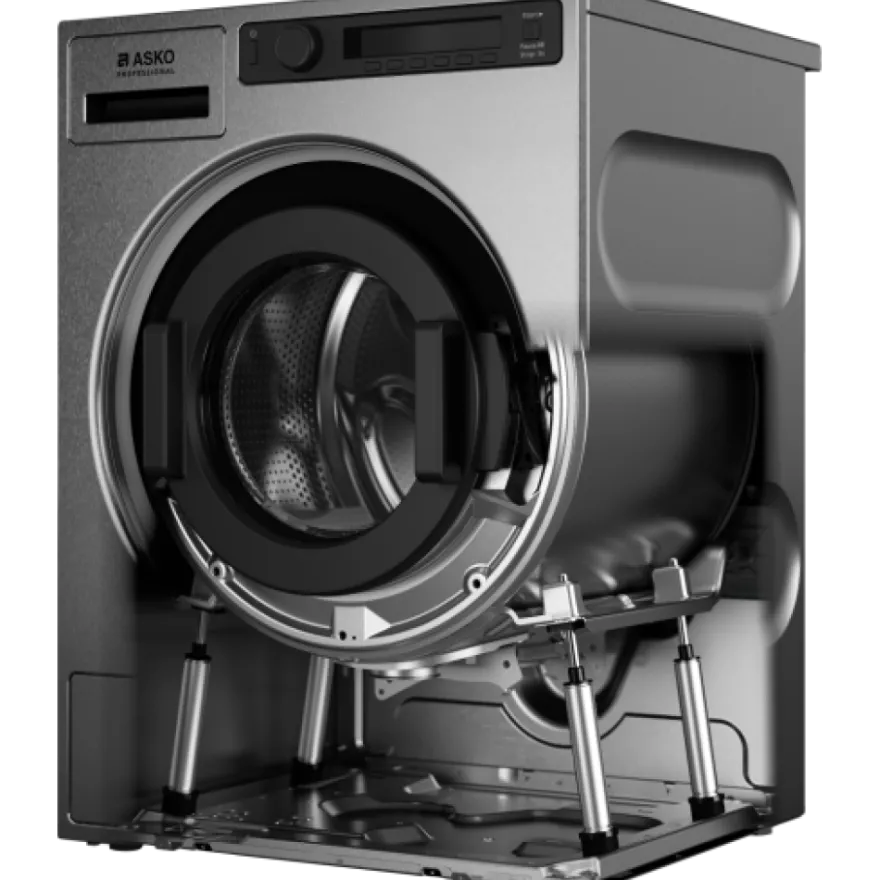 Edestä täydettävä pesukone Asko Professional WMC6763VC.S, 7kg, 1600rpm