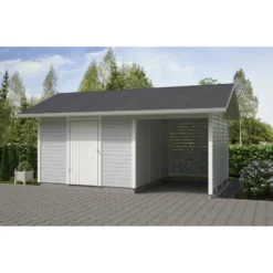 Elementtivarasto Aarni E9M, 5040x3180mm, 16.02m², puuvalmis