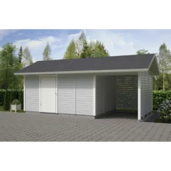 Elementtivarasto Aarni E10M, 6040x3180mm, 19.2m², puuvalmis