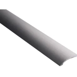 Eritasolista Maler sileä, 0-10mm, 6.2x41x2000mm, alumiini, tarra, harjattu grafiitti