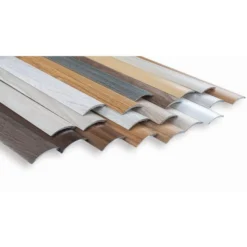 Eritasolista Maler sileä, 0-10mm, 6.2x41x1000mm, alumiini, tarra, pähkinä