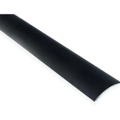 Eritasolista Maler sileä, 0-10mm, 6.2x41x1000mm, alumiini, tarra, musta anodisoitu