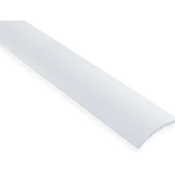 Eritasolista Maler sileä, 0-10mm, 6.2x41x1000mm, alumiini, tarra, valkoinen maalattu