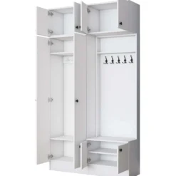 Eteisen säilytyskokonaisuus Linento Furniture EA145, 119.6x226.4cm