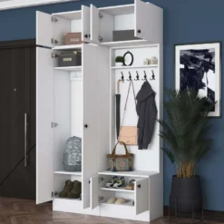 Eteisen säilytyskokonaisuus Linento Furniture EA145, 119.6x226.4cm