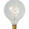 Filamenttilamppu Lucide G125, Ø12.5cm, IP20, 4.9W, kirkas