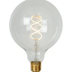 Filamenttilamppu Lucide G125, Ø12.5cm, IP20, 4.9W, kirkas