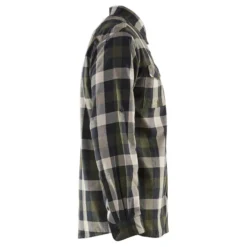Flanellipaita Blåkläder 3299, oliivinvihreä/musta