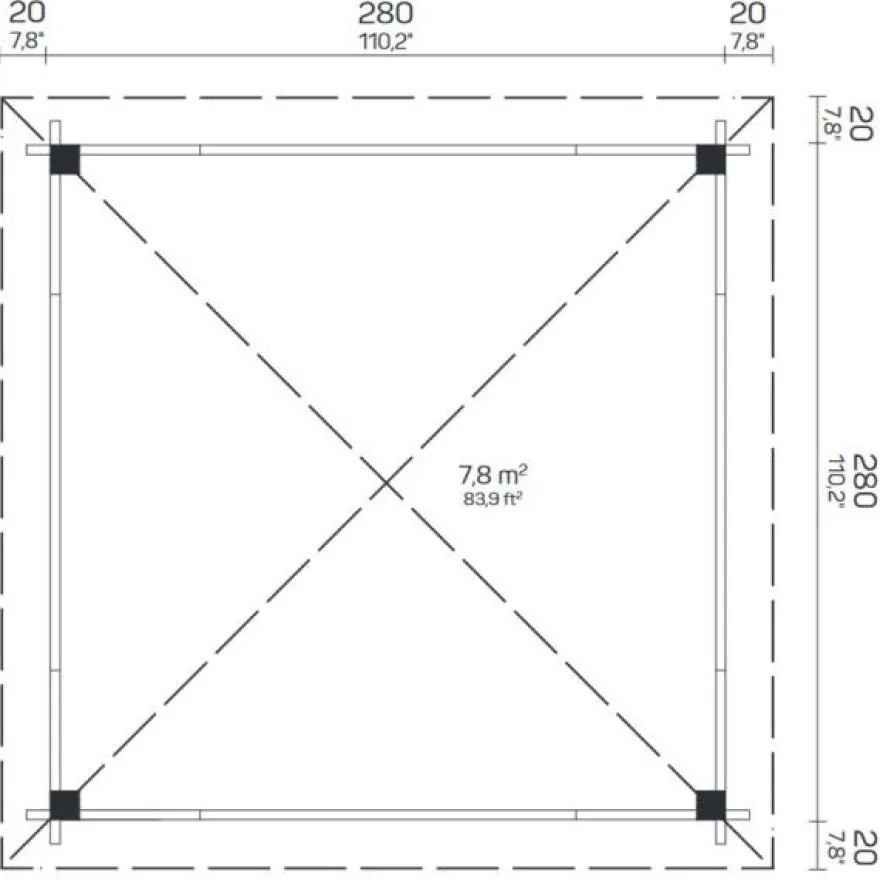 Grillikatos Tene Cabrera, 7.8m²