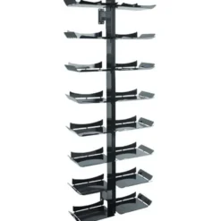 Halkoteline 728A, seinäkiinnitteinen, 170cm, musta