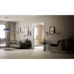 Holvikaari Lundbergs Venezia 2000 MDF valkoinen