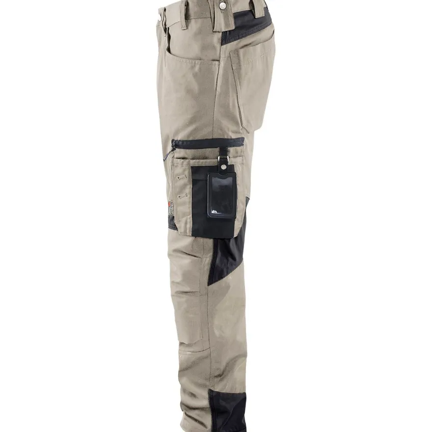 Housut Blåkläder 1556, beige/musta