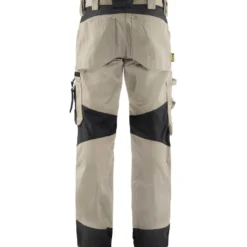 Housut Blåkläder 1556, beige/musta