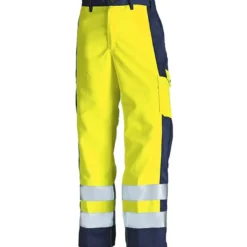 Housut Blåkläder Highvis 1583, keltainen/sininen