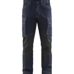Housut Blåkläder 1459 Stretch denim, mariininsininen/musta