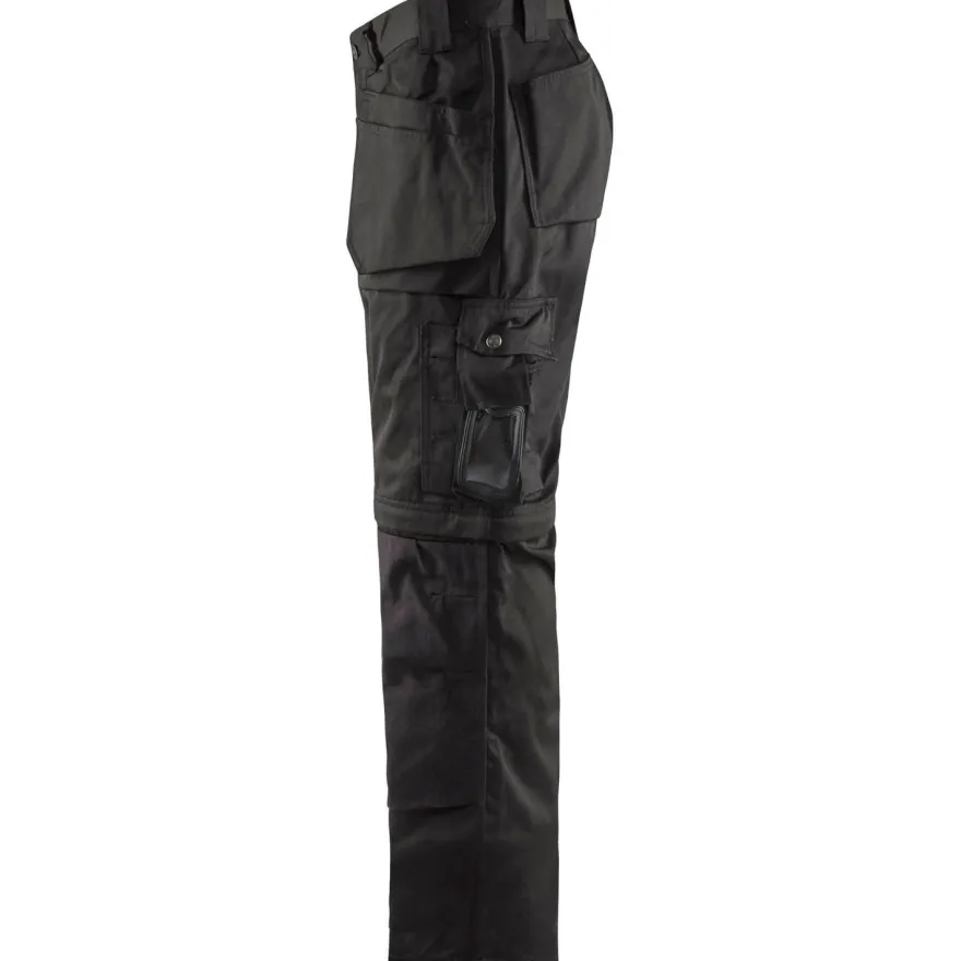 Housut Blåkläder Zip-Off 1538, musta