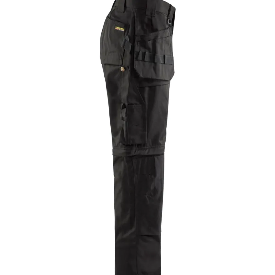Housut Blåkläder Zip-Off 1538, musta