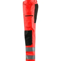 Huomiohousut Blåkläder 1585 Highvis Stretch, huomiopunainen/musta