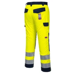 Huomiohousut Portwest MV46 Modaflame, keltainen/sininen