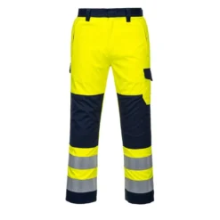 Huomiohousut Portwest MV46 Modaflame, keltainen/sininen