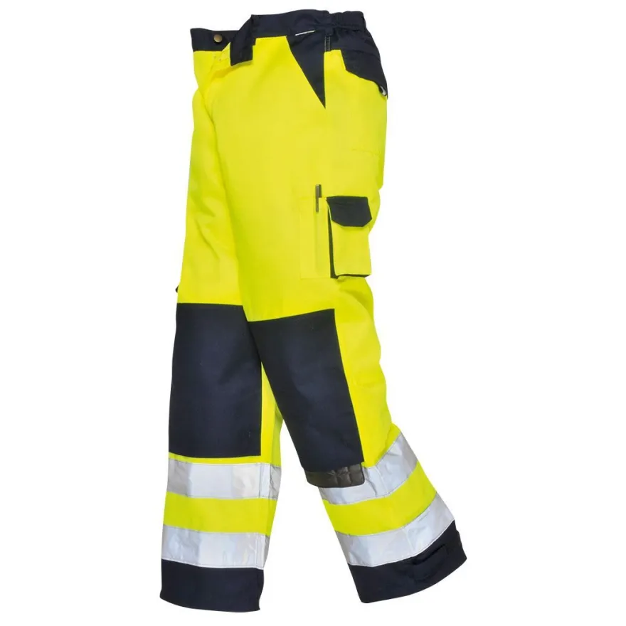 Huomiohousut Portwest TX51 Texo Lyon, keltainen/sininen
