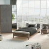 Huonekalusetti Linento Furniture HM10, ruskea/harmaa