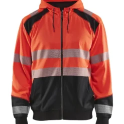 Huppari Blåkläder 3546 Highvis, huomiopunainen/musta