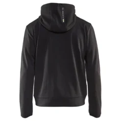 Huppari Blåkläder 3363 vetoketjulla, musta/keltainen