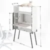 Hylly Linento Furniture Tatti, ruskea/keltainen