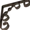 Hyllynkannatin Pisla 764, 150x150mm, musta