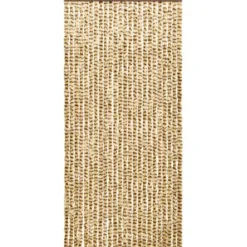 Hyönteisverho beige ja ruskea 100x220 cm chenille