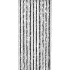 Hyönteisverho harmaa ja valkoinen 100x220 cm chenille