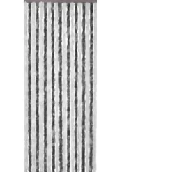 Hyönteisverho harmaa ja valkoinen 90x220 cm chenille